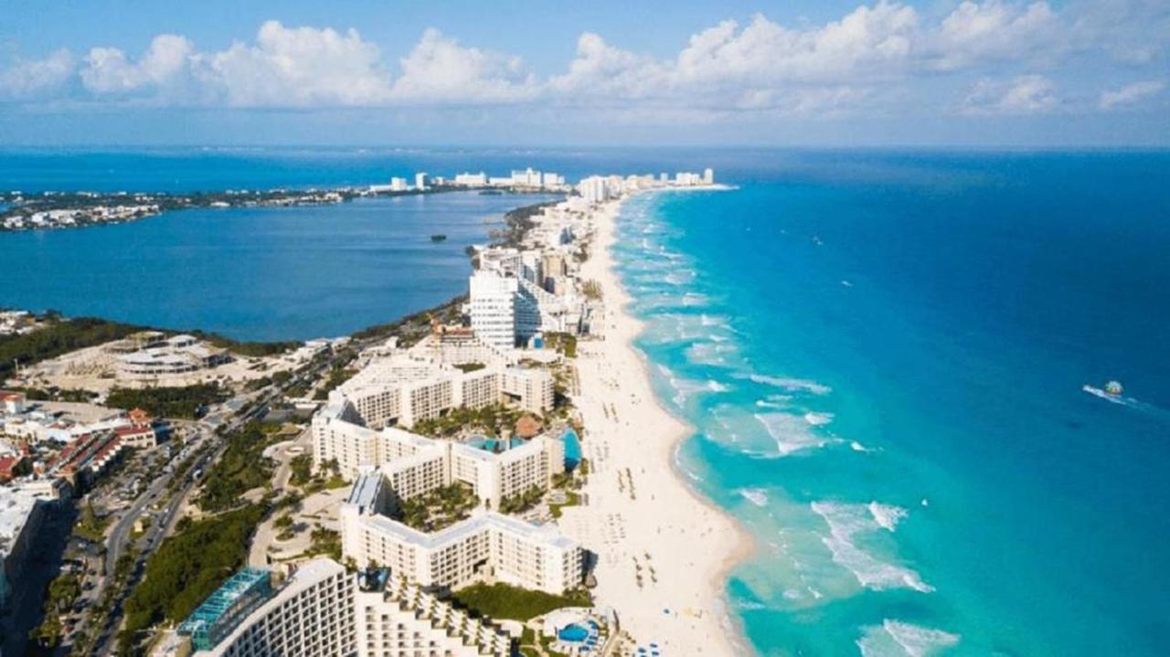 Cozy Ocean Front Penthouse At Marlin Beach Leilighet Cancún Eksteriør bilde